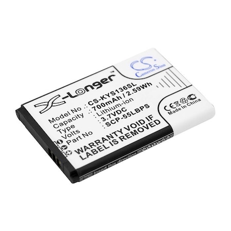 Bsc Preferred Kyocera JAX S1360 Rally S1370 S1360 JAX S1370 Mobile Phone Replacement Battery CS-KYS136SL
